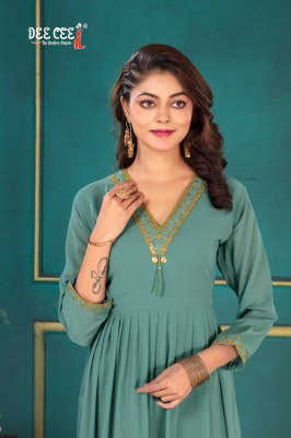 Asmita by Deecee Flared Long embroidered Kurti collection at low price  kurtis catalogs