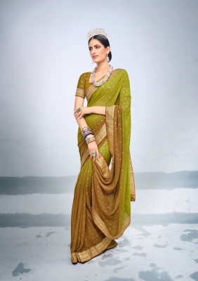 Avika by Stavan Heavy Weightless With Border fancy saree with blouse collection sarees catalogs