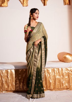 Avika by Stavan Heavy Weightless With Border fancy saree with blouse collection sarees catalogs