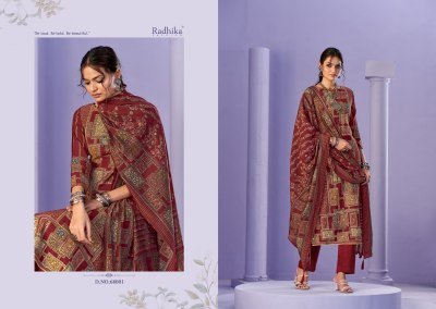 Azara Beauty Silk Vol 3 Unstitched Premium Modal Muslin Suit Set Foil And Handwork  Diamond Pant And Latkan Box Pallu Dupatta Wholesale dress material catalogs
