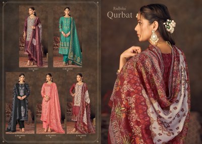 Azara by Qurbat zam cotton designer digital printed unstitched dress material catalogue at low rate salwar kameez catalogs