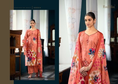 Azara by meera cambric cotton printed unstitched suit catalogue at low rate salwar kameez catalogs