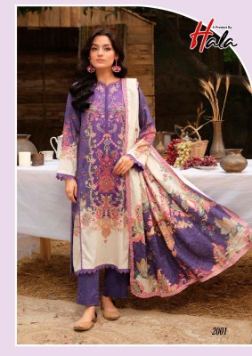 Azure vol 2 by Hala Pure Lawn Cotton Karachi Printed dress material collection with low rate salwar kameez catalogs