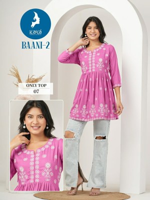 Baani 2 by Kaya Super Quality Reyon embroidered western wear collection at wholesale rate western wear catalogs