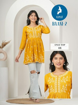 Baani 2 by Kaya Super Quality Reyon embroidered western wear collection at wholesale rate western wear catalogs