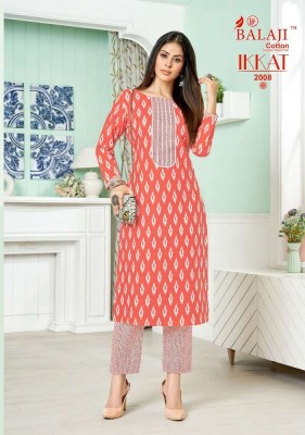 Balaji Ikkat Vol  2 Kurti With Pant set Wholesale Kurti catalogue   kurtis catalogs