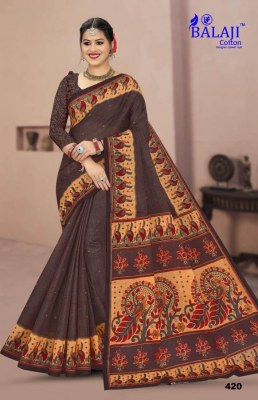 Balaji Prime Beauty Queen With Vol 4 heavy khadi printed saree catalogue at affordable rate sarees catalogs