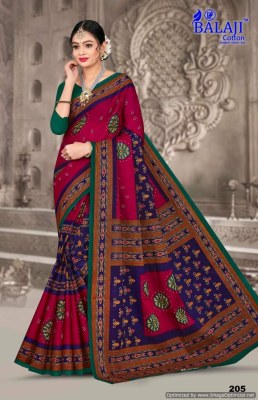 Balaji by Queen Masleen Vol 2 pure premium cotton printed fancy saree catalogue at low rate sarees catalogs