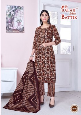 Balaji by battik art work vol 4 fancy kurti pant and dupatta  Balaji cotton 