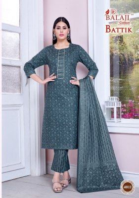 Balaji by battik art work vol 4 fancy kurti pant and dupatta  kurtis catalogs