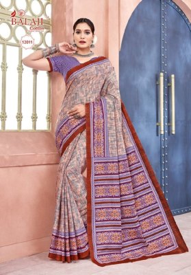 Balaji cotton by Leelavathi Vol 12 newly lunch pure cotton printed saree catalog only on amaviexpo sarees catalogs