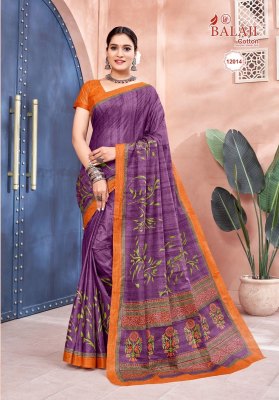 Balaji cotton by Leelavathi Vol 12 newly lunch pure cotton printed saree catalog only on amaviexpo sarees catalogs