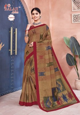 Balaji cotton by Leelavathi Vol 12 newly lunch pure cotton printed saree catalog only on amaviexpo sarees catalogs