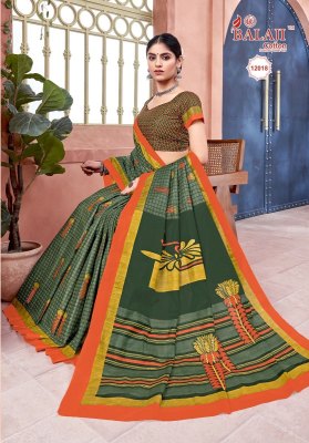 Balaji cotton by Leelavathi Vol 12 newly lunch pure cotton printed saree catalog only on amaviexpo sarees catalogs