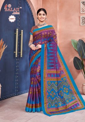 Balaji cotton by Leelavathi Vol 12 newly lunch pure cotton printed saree catalog only on amaviexpo sarees catalogs