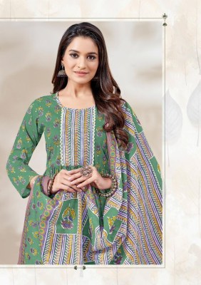 Balaji cotton by Nayra Vol 1 fancy printed flared kurti pant and dupatta catalogue at wholesale price readymade suit catalogs