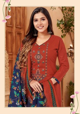 Balaji cotton by Rasberry VoL 14 pure cotton with embroidered dress material catalogue salwar kameez catalogs