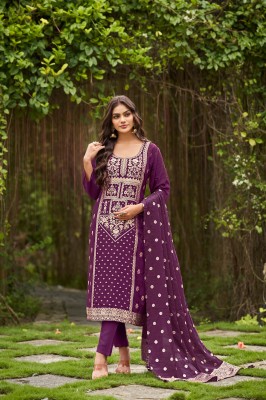 Banarasi by OSSM fancy hand work designer kurti pant and dupatta catalogue at affordable rate readymade suit catalogs