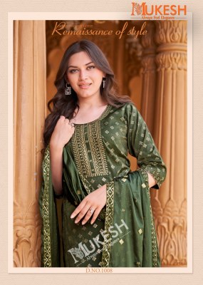 Banwery Mannat Vol 2 Pure Viscose Simmer Roman Embroidery Gold print Top Bottom  And Dupatta  Wholesale  kurtis catalogs