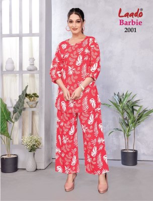Barbie vol 2 by Laado Pure cotton printed co ord set collection with affordable rate co ord set catalogs