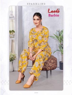 Barbie vol 2 by Laado Pure cotton printed co ord set collection with affordable rate co ord set catalogs