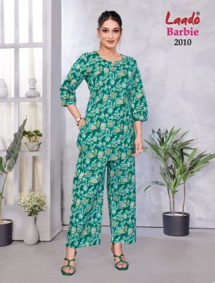 Barbie vol 2 by Laado Pure cotton printed co ord set collection with affordable rate co ord set catalogs