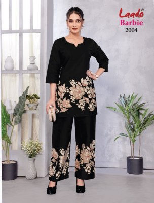 Barbie vol 2 by Laado Pure cotton printed co ord set collection with affordable rate co ord set catalogs