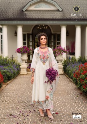 Begum vol 7 by Kailee fashion Designer Thread work readymade suit catalogue at low rate readymade suit catalogs