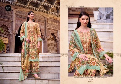 Belliza Dilkhush Pure Viscose Rayon Suit Set with Heavy Embroidery And Printed Plazo Dupatta Dress Material  Wholesale dress material catalogs