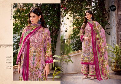 Belliza Dilkhush Pure Viscose Rayon Suit Set with Heavy Embroidery And Printed Plazo Dupatta Dress Material  Wholesale dress material catalogs