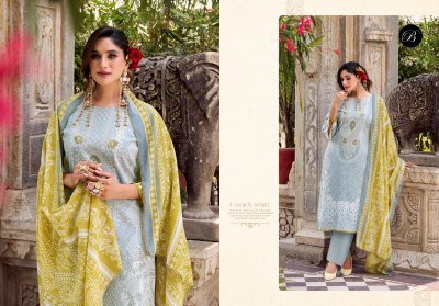 Belliza Naira Vol 118 Pure Cotton Dress Material with Mal Mal Dupatta And Heavy Embroidery Wholesale dress material catalogs