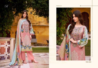 Belliza Naira Vol 119 Pure Cotton Suit Set  And Heavy Embroidery Wholesale Collection dress material catalogs