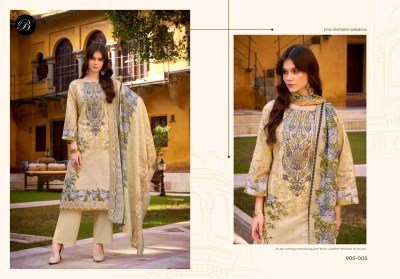 Belliza Naira Vol 119 Pure Cotton Digital Print Suit with Dress material Mal Mal Cotton Dupatta Wholesale dress material catalogs