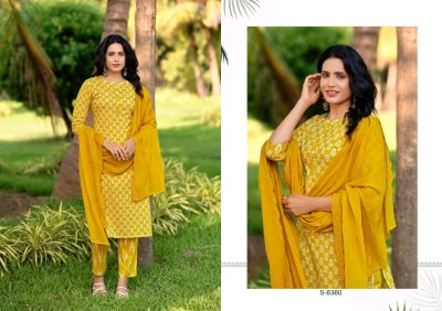 Bhrithi by Subhas Saree Fancy Cotton Siply work kurti pant and dupatta catalogue at affordable rate readymade suit catalogs
