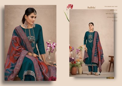 Bibo jaan by Azara pure zam neck embroidered unstitvhed dress material catalogue at low rate salwar kameez catalogs