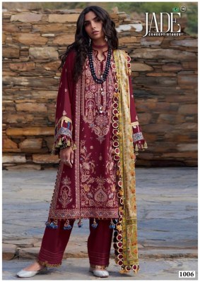 Bin Saeed vol 10 by Jade exclusive printed top bottom with dupatta collection at low price readymade suit catalogs