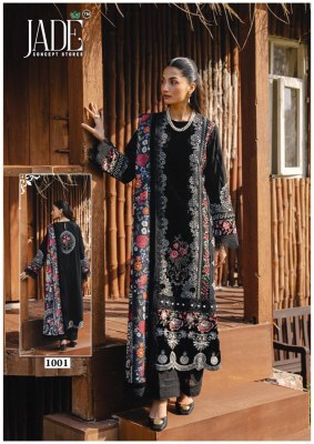 Bin Saeed vol 10 by Jade exclusive printed top bottom with dupatta collection at low price readymade suit catalogs