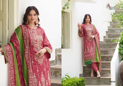 Bin Saheed by lawn collection vol 7 pure lawn print with heavy embroidered readymade pakistani suit at low rate pakistani suit catalogs