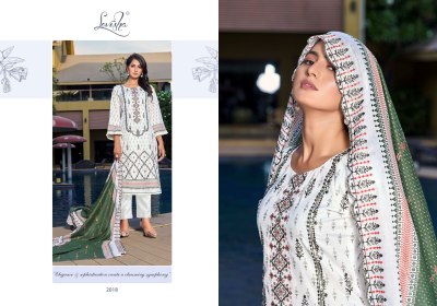 Bin saeed nx by levisha cambric cotton fancy embroidered unstitched dress material catalogue  salwar kameez catalogs