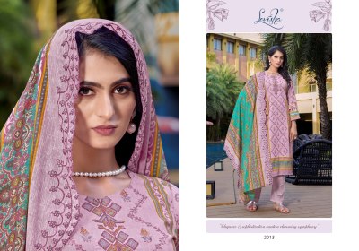 Bin saeed nx by levisha cambric cotton fancy embroidered unstitched dress material catalogue  salwar kameez catalogs