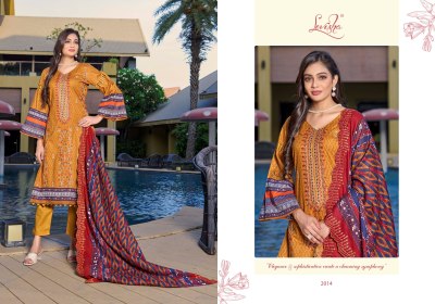 Bin saeed nx by levisha cambric cotton fancy embroidered unstitched dress material catalogue  salwar kameez catalogs