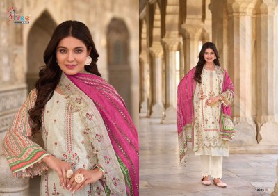 Bin saeed vol 13 by Shree Fab pure cotton printed unstitched suit catalogue  salwar kameez catalogs