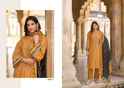 Bin saeed vol 13 by Shree Fab pure cotton printed unstitched suit catalogue  salwar kameez catalogs