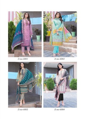 Bin saeed vol 6 by Luxury lawn collection original Pakistani suit catalogue at low rate salwar kameez catalogs