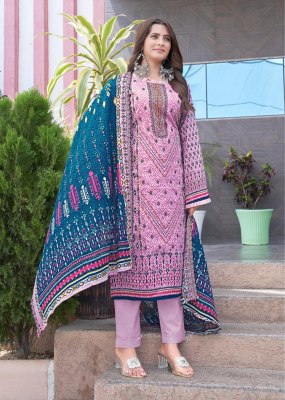 Bin saeed vol 6 by Luxury lawn collection original Pakistani suit catalogue at low rate salwar kameez catalogs