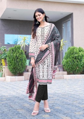 Bin saeed vol 6 by Luxury lawn collection original Pakistani suit catalogue at low rate salwar kameez catalogs