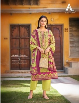 Binsaeed vol 2 present Adan libaas pure cotton digital print with embroidered dress material  catalogue Bin Saeed