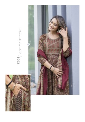 Black Beauty vol 3 by Mystic 9 Premium quality Printed fancy flared kurti pant and dupatta collection at low rate readymade suit catalogs