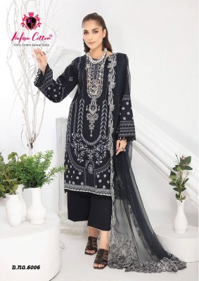 Black and white karachi queen vol 6 by nafisa cotton unstitched dress material catalogue  salwar kameez catalogs