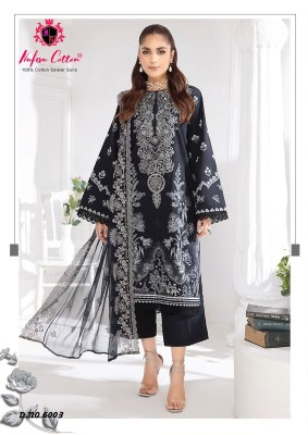 Black and white karachi queen vol 6 by nafisa cotton unstitched dress material catalogue  salwar kameez catalogs